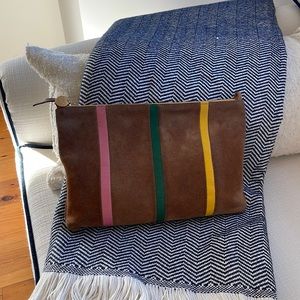 Clare V Color Stripe Clutch